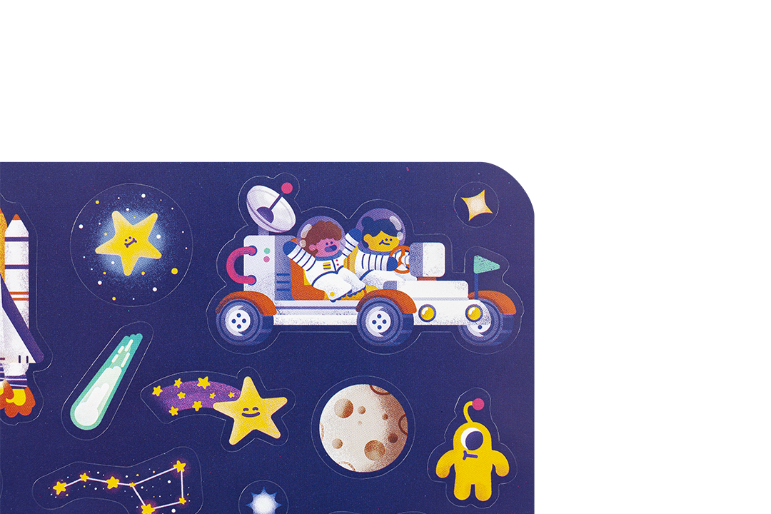 SPACE - 160 STICKERS