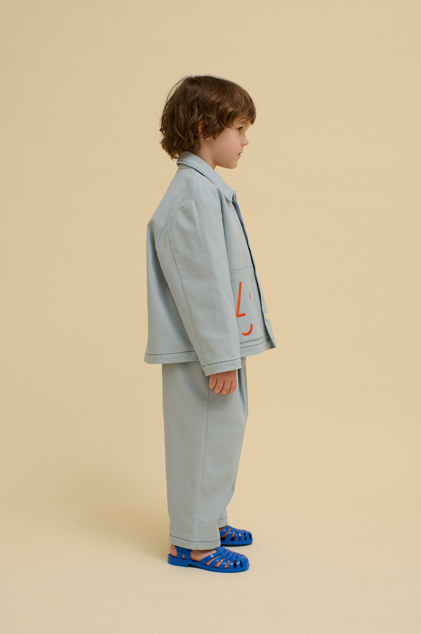 UTILITY PANTS : Blue / 3-4 Y