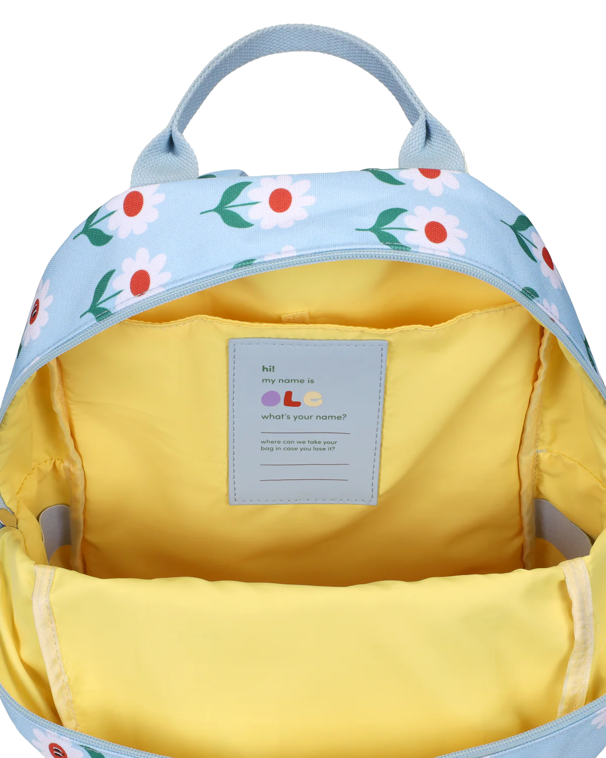 Ole · backpack medium · Anne Pascal · daisies