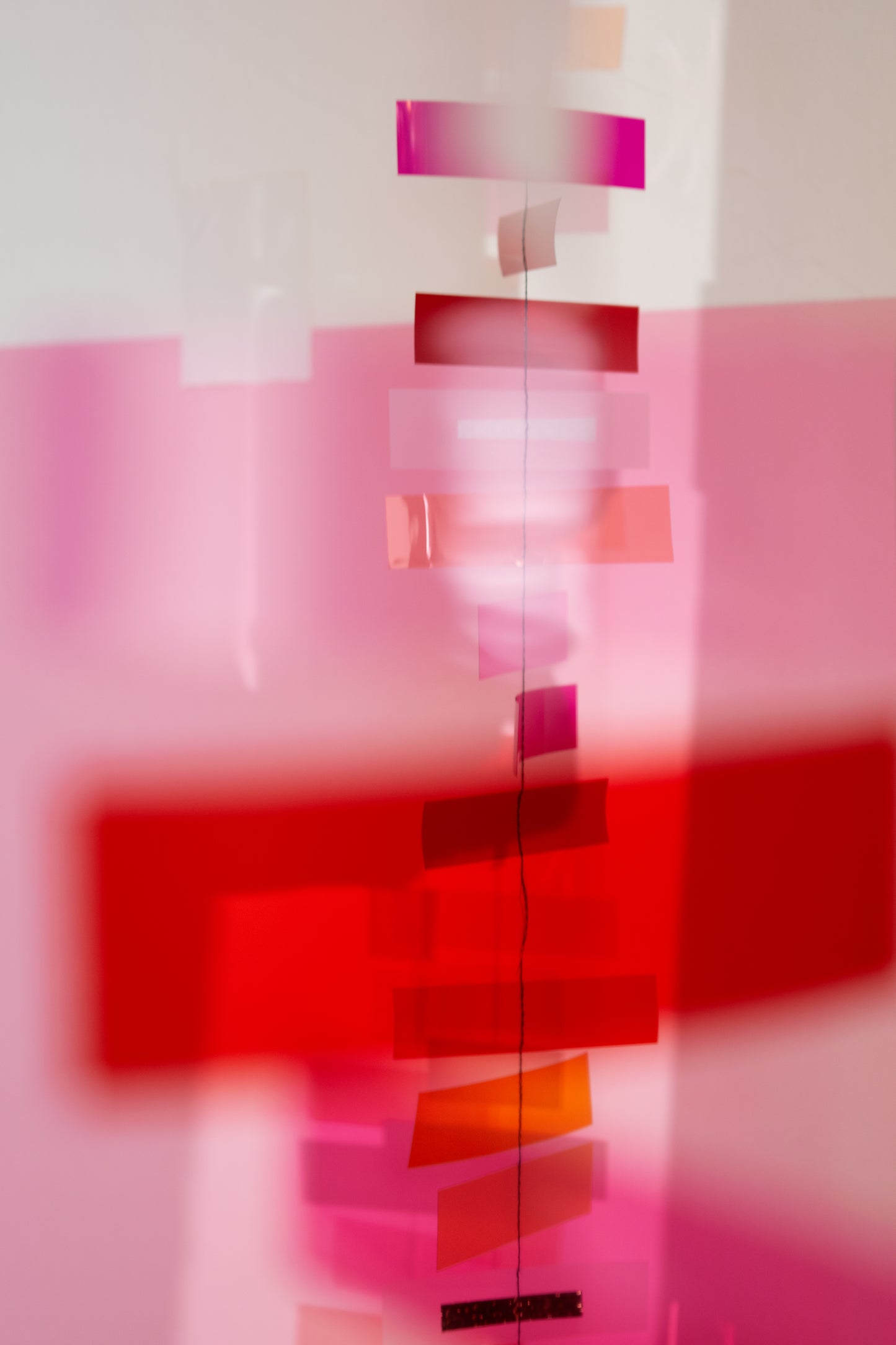 Flickering Light Mobile Red/Pink
