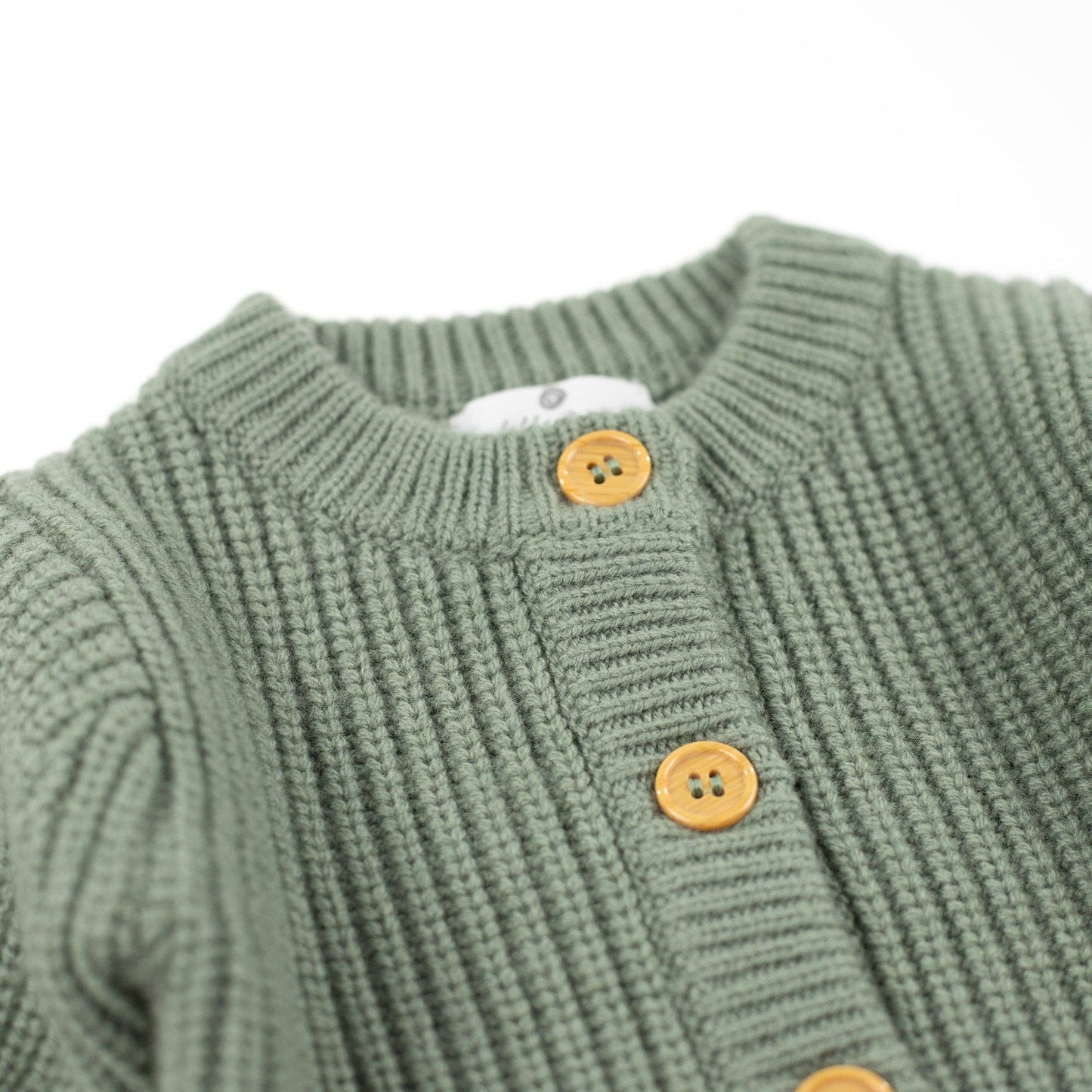 KNITTED MERINO WOOL CARDIGAN