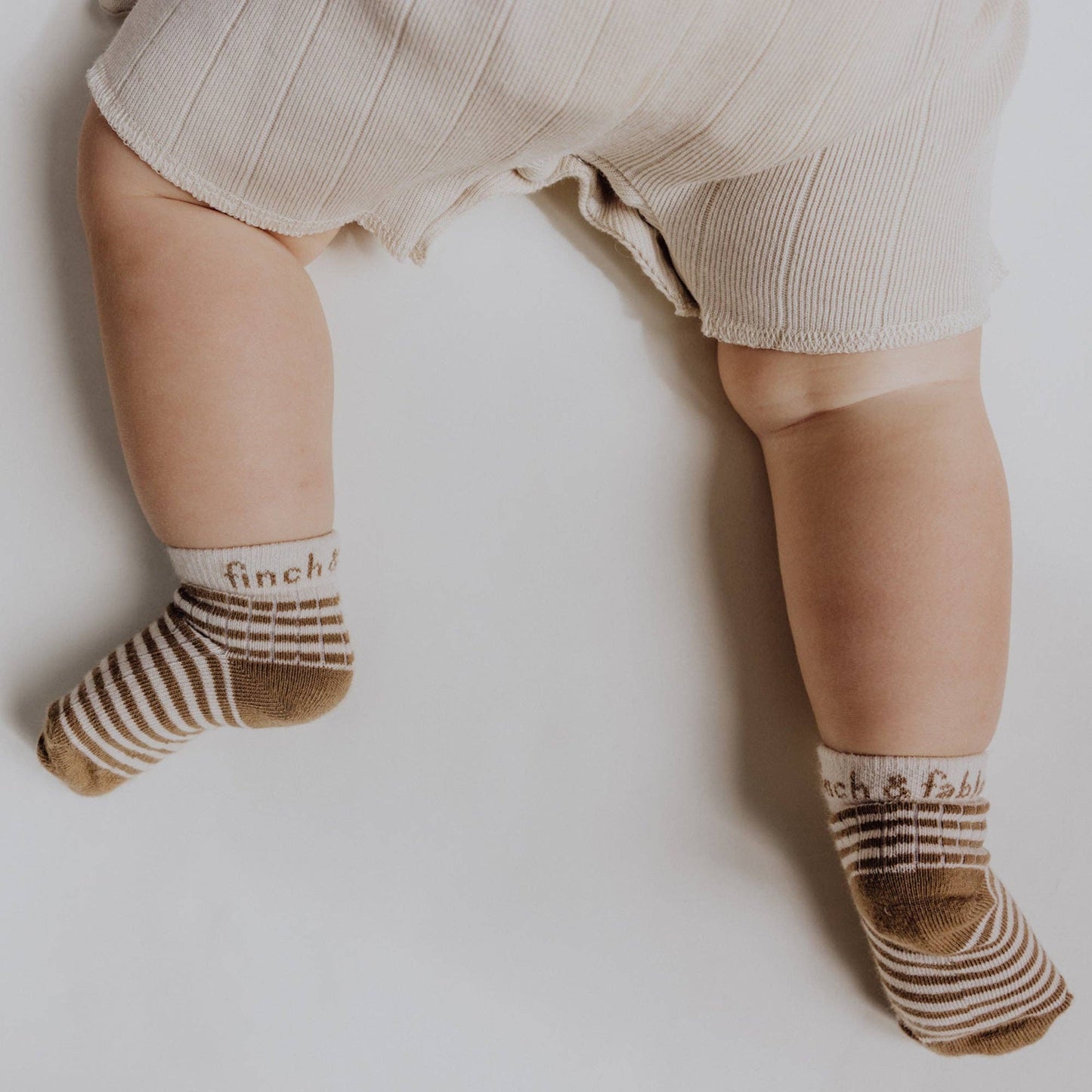 SOCKS BRONZED STRIPED