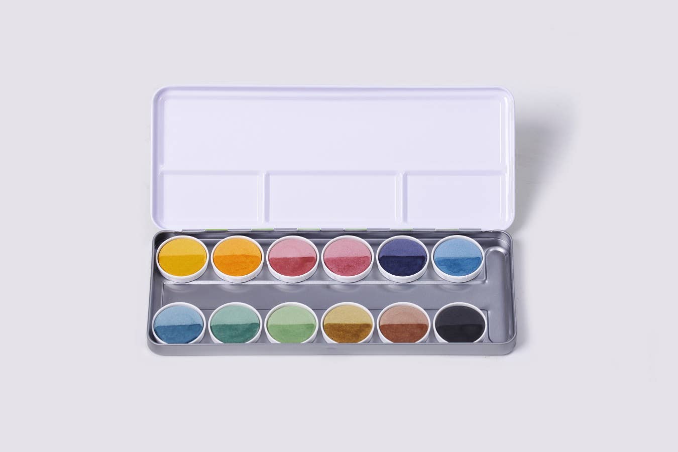 Nawaro Paint Box, Tin Case With Color Tablets Ø30MM