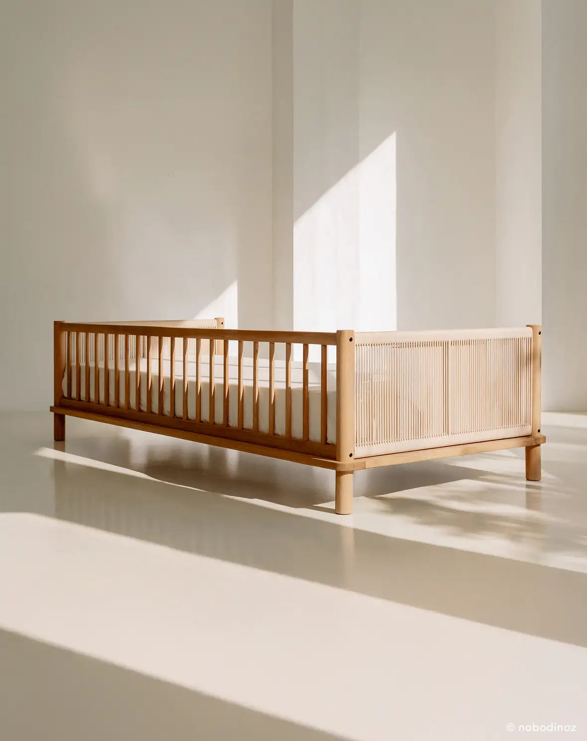 Latitude Single Bed Sofa Extension Natural – Nobodinoz