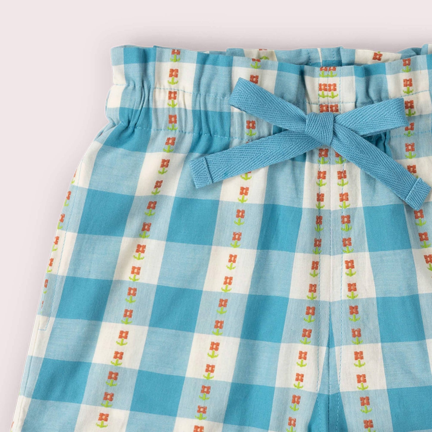Blue Flowers By The Sea Shorts: Blue