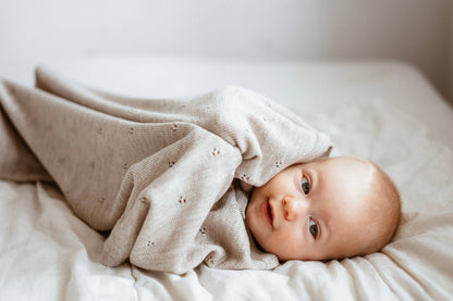 100% MERINO WOOL BABY BLANKET