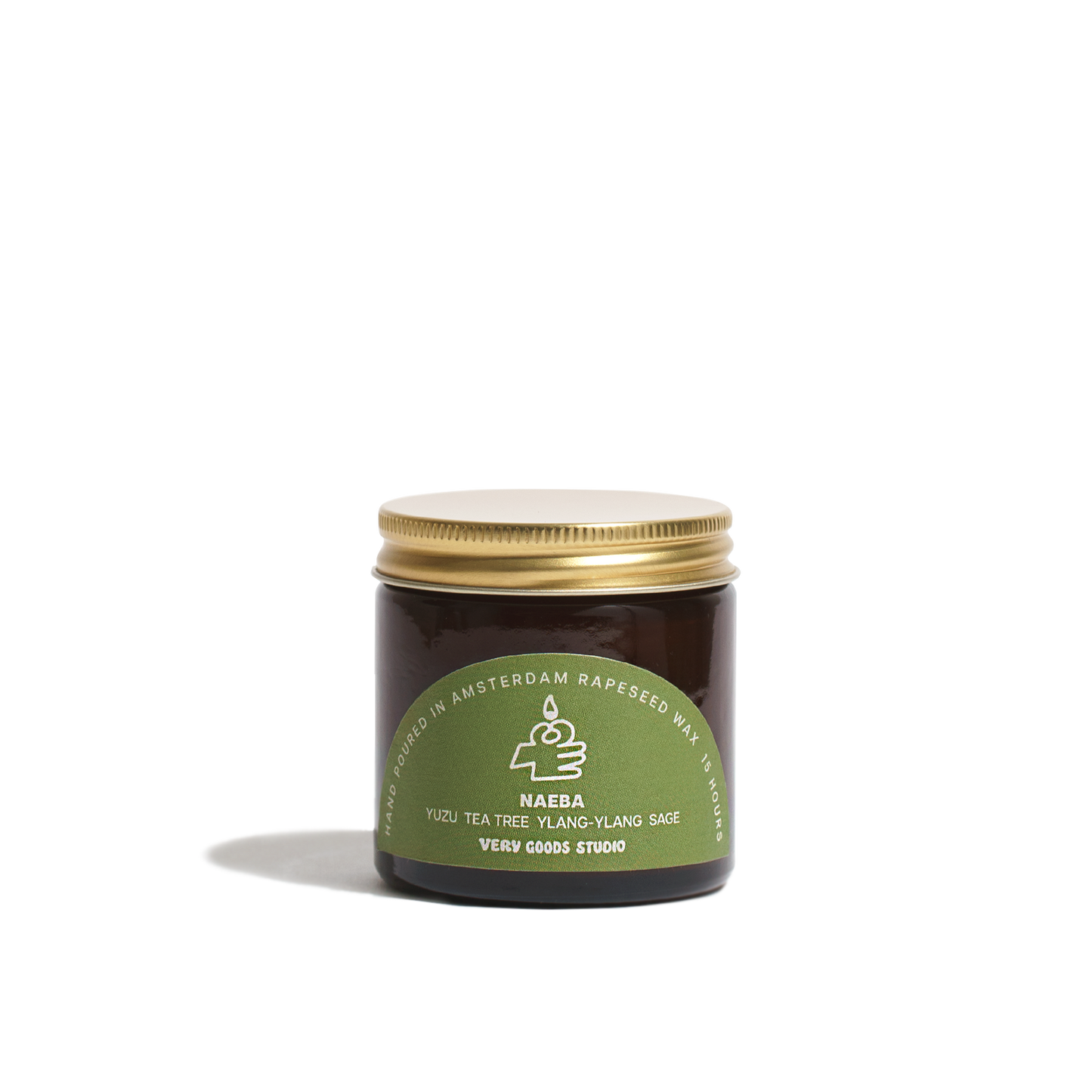 NAEBA / 60 ml / 12-15 Hours Amber Glass Jars