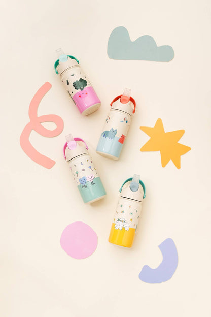 Insulated Stainless Steel Bottle for Kids Veggie Pals
