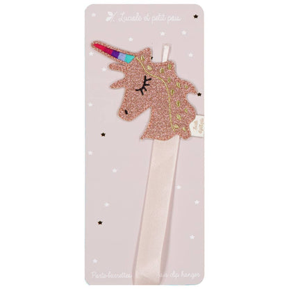 WALL MOUNTED HAIR CLIP HOLDER UNICORN