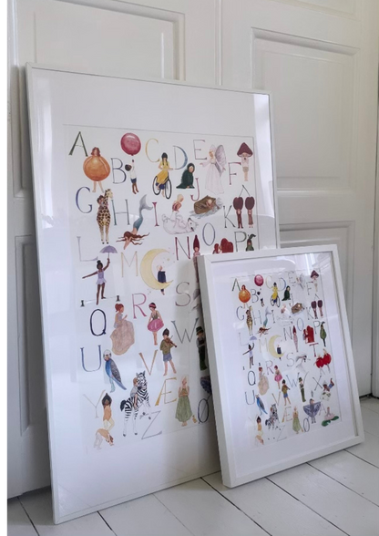 ABC - poster small (English alphabet)