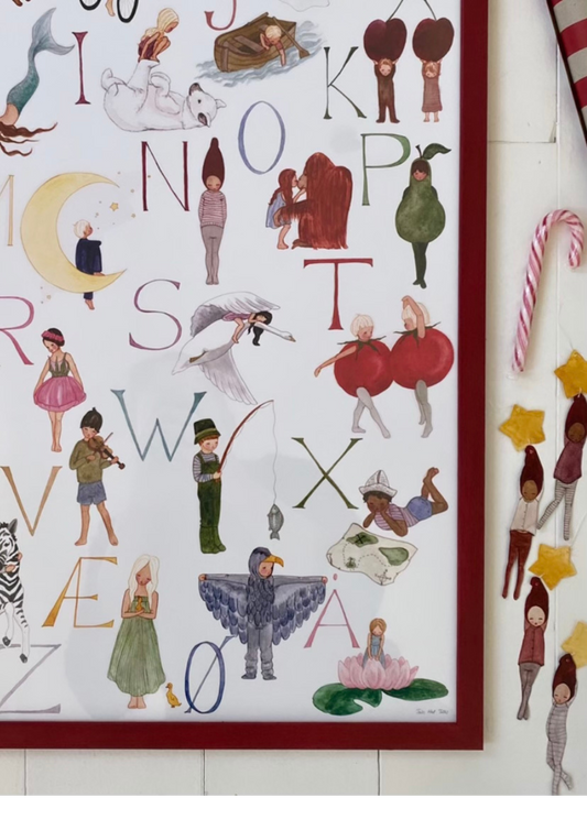 ABC - poster small (English alphabet)