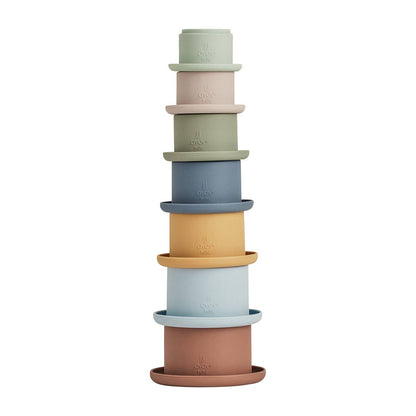 SILICONE STACKING CUPS