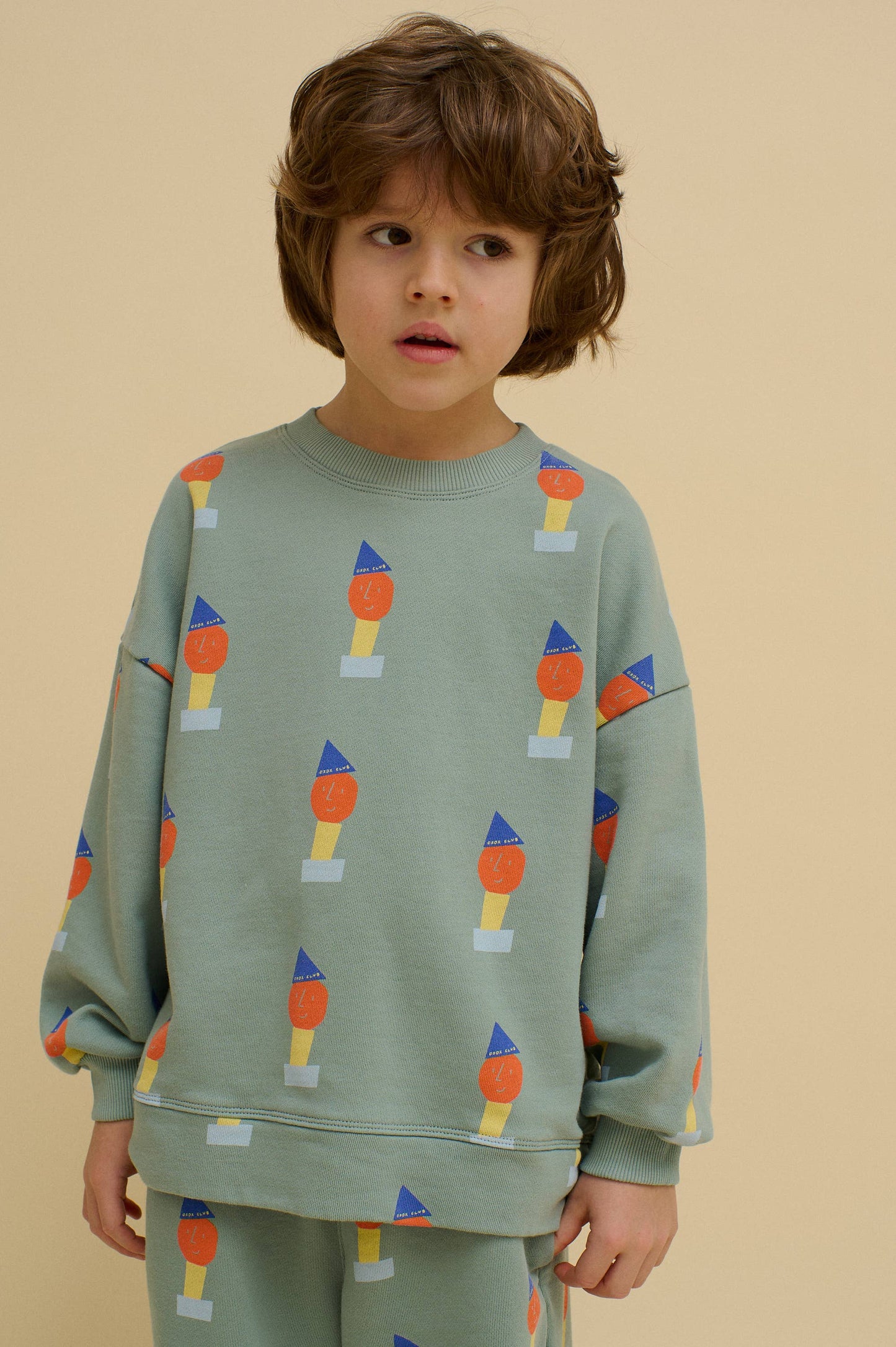 ORGANIC COTTON PLAYFUL SWEATSHIRT