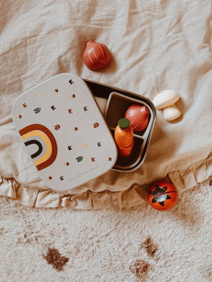 STAINLESS STEEL LUNCHBOX with compartments for KIDS Rainbow
