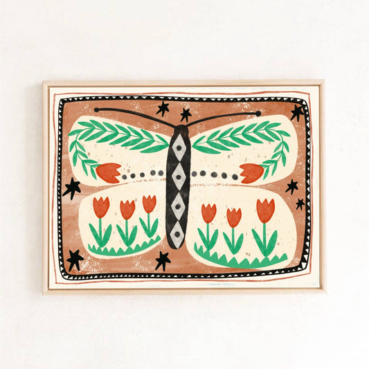Folk Butterfly: Medium