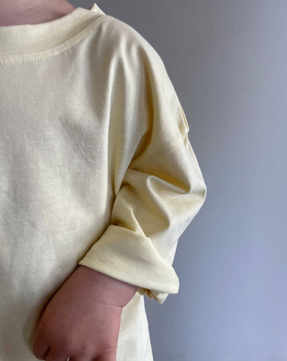 True long sleeve: Light Blue