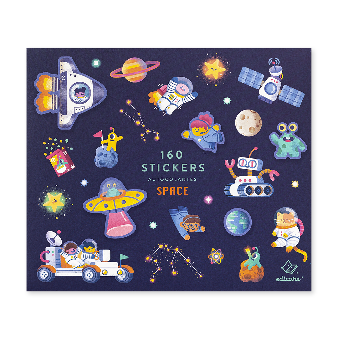 SPACE - 160 STICKERS