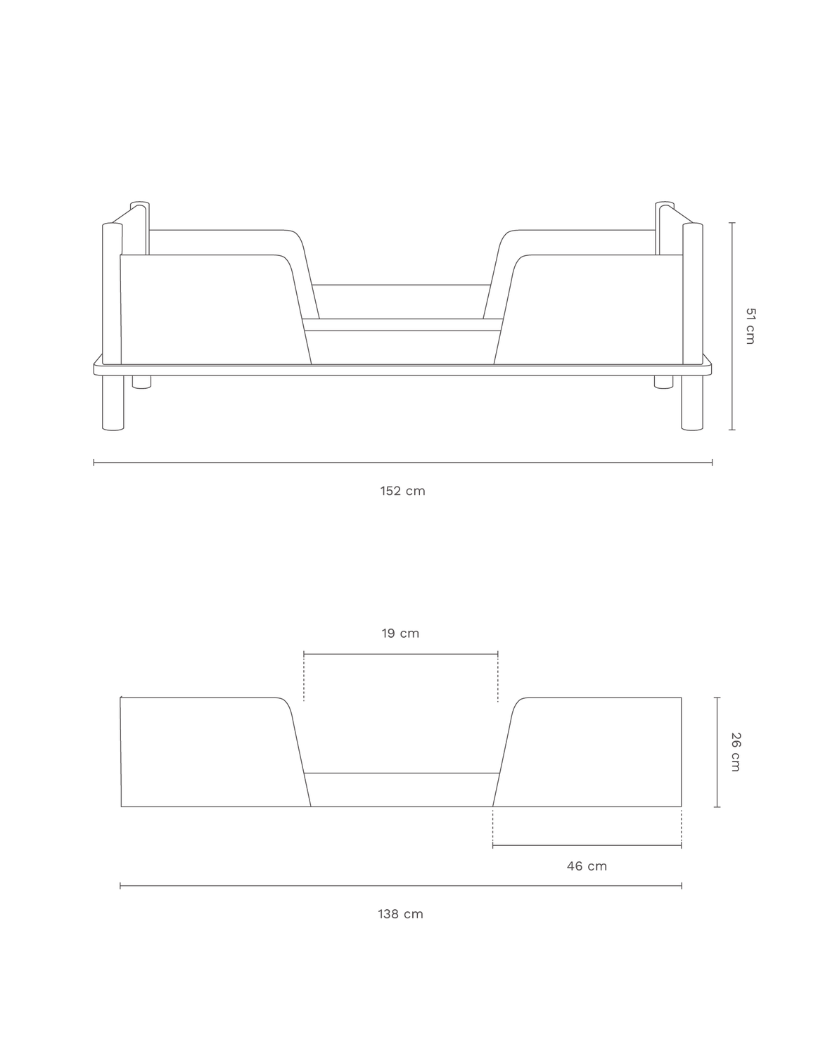 Latitude Junior Bed Set with Two Safety Rails – Nobodinoz