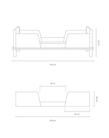 Latitude Junior Bed Set with Two Safety Rails – Nobodinoz