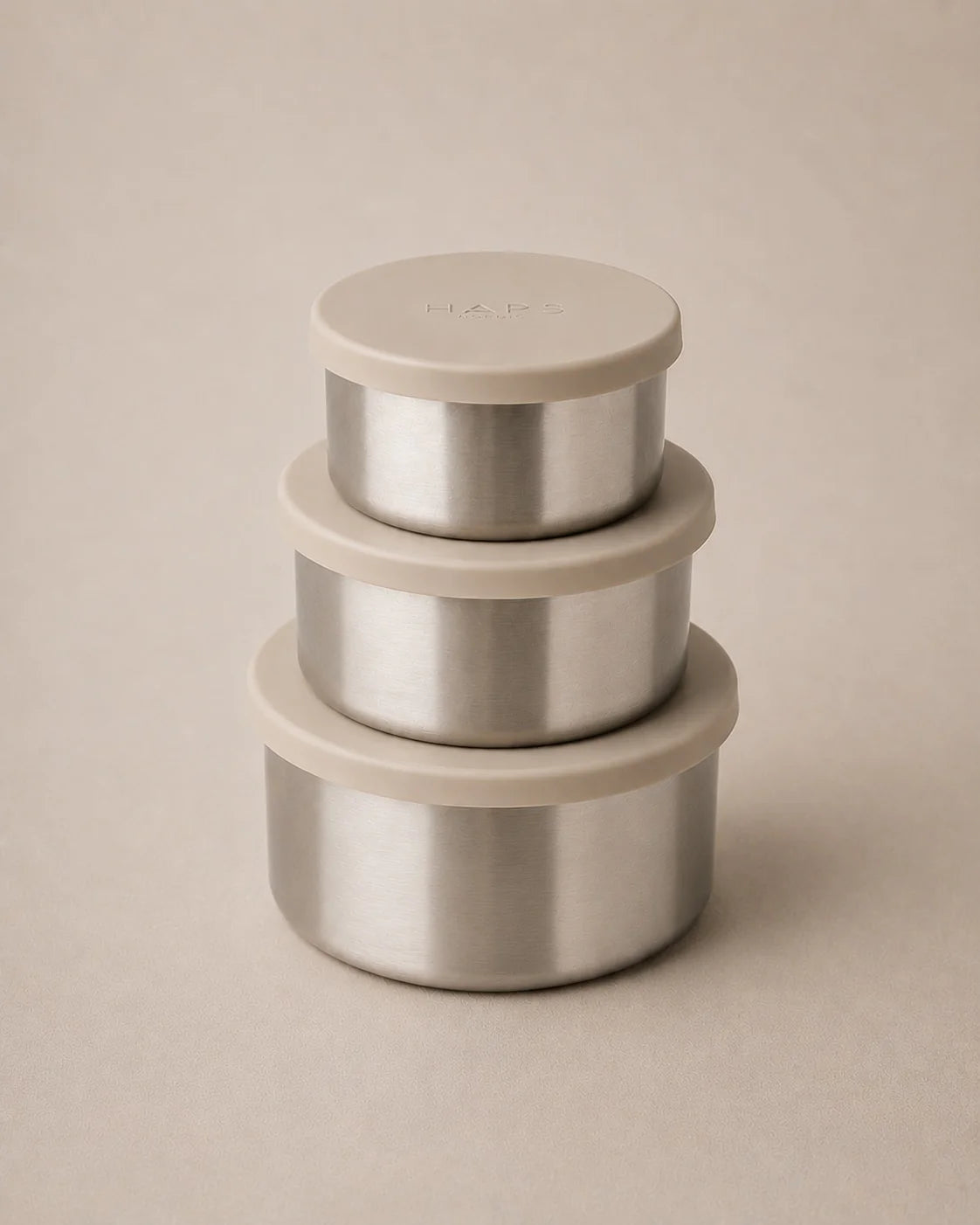 STEEL TRIO LARGE - 3 PACK - OYSTER GREY