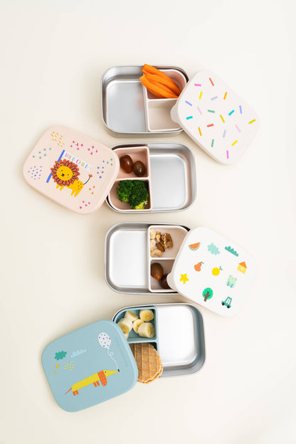 STAINLESS STEEL LUNCHBOX with compartments for KIDS Teckel
