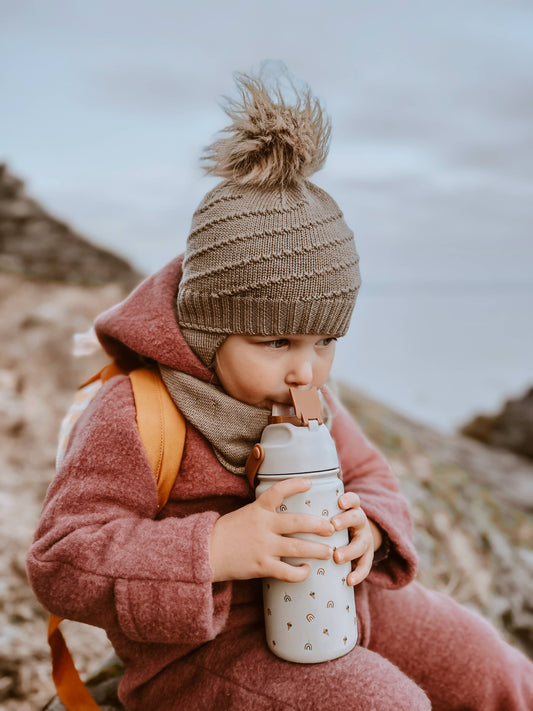 INSULATED STAINLESS STEEL KIDS BOTTLE - RAINBOW