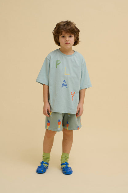 ORGANIC COTTON PLAYFULL SWEATSHORTS