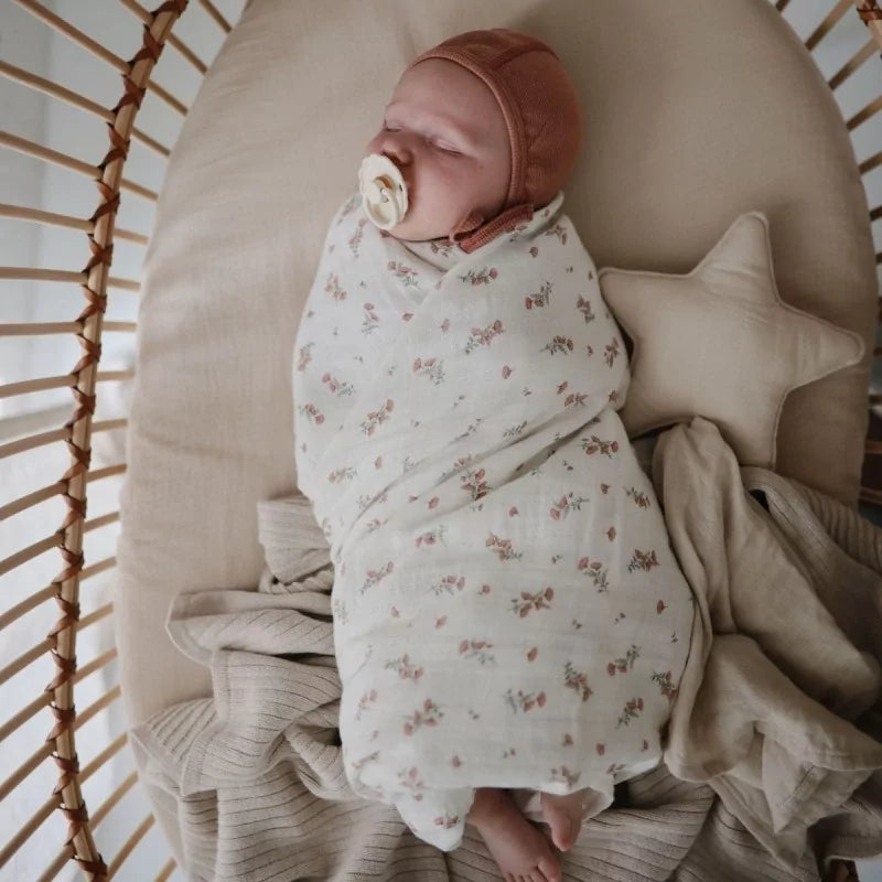 MUSHIE SWADDLE - FLOWERS