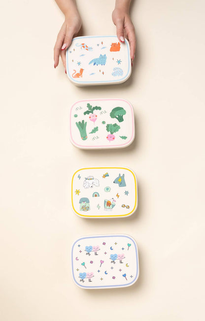 STAINLESS STEEL LUNCHBOX with compartments Veggie Pals