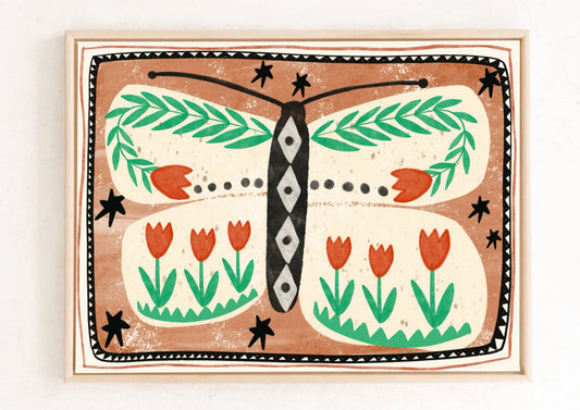 Folk Butterfly: Medium