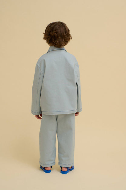 UTILITY PANTS : Blue / 3-4 Y