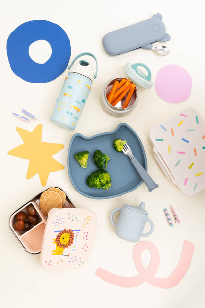 STAINLESS STEEL LUNCHBOX with compartments for KIDS Teckel