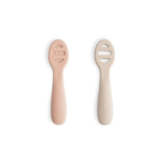 FIRST FEEDING BABY SPOON BLUSH | SHIFTING SAND