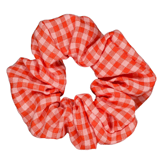 SCRUNCHIE - Strawberry Vichy