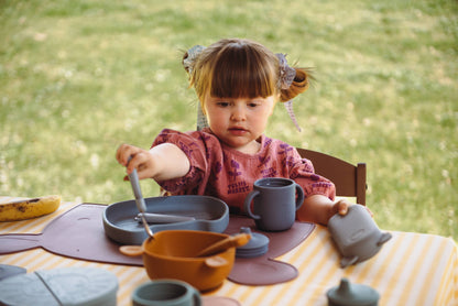 MILO THE DOG DISH MUSTARD