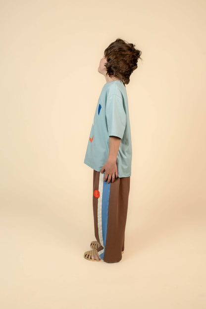POTATO WIDE-LEG PANTS BROWN