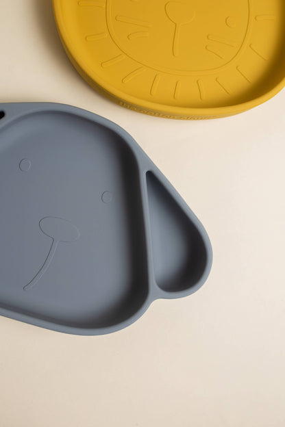 MILO THE DOG DISH GREY