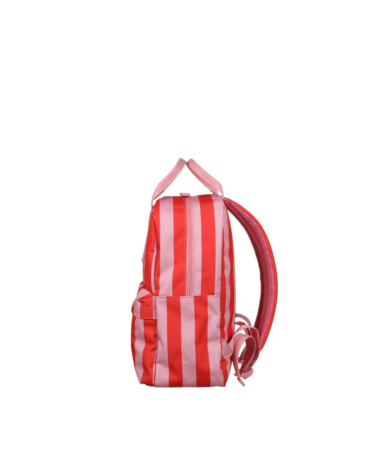Ole · backpack medium · stripe · poppy red + litchi