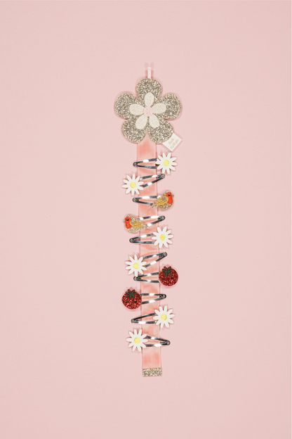 DAISY HAIR CLIPS (PAIR)