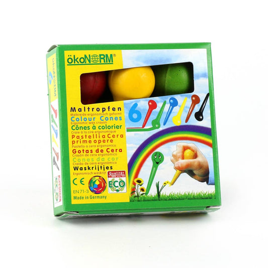 Painting drops, cardboard case - 6 colors