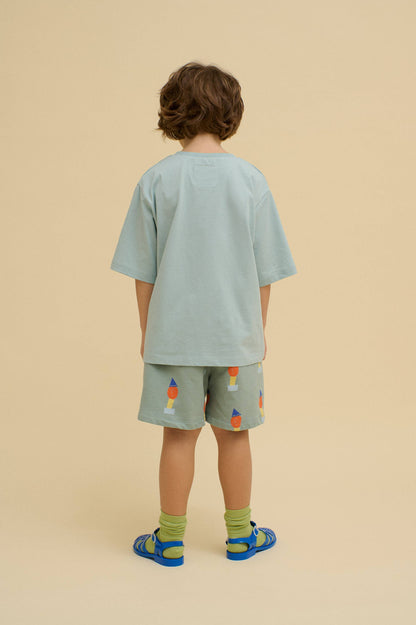 ORGANIC COTTON PLAYFULL SWEATSHORTS