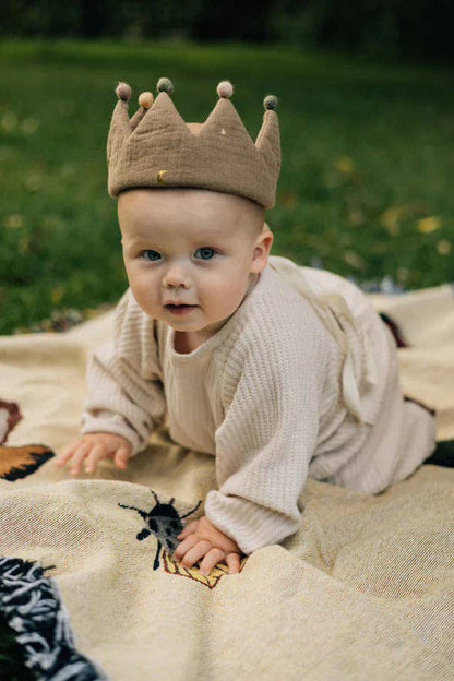 TISU children's crown, Taupe