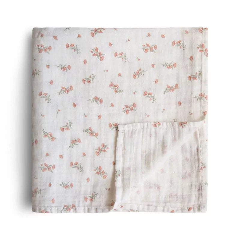 MUSHIE SWADDLE - FLOWERS