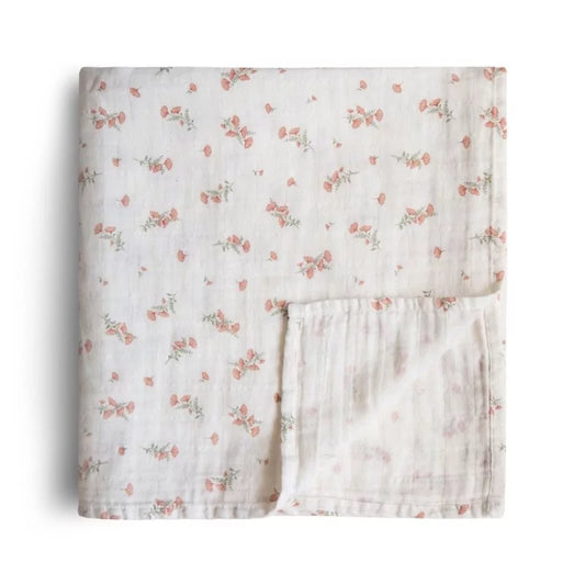 MUSHIE SWADDLE - FLOWERS
