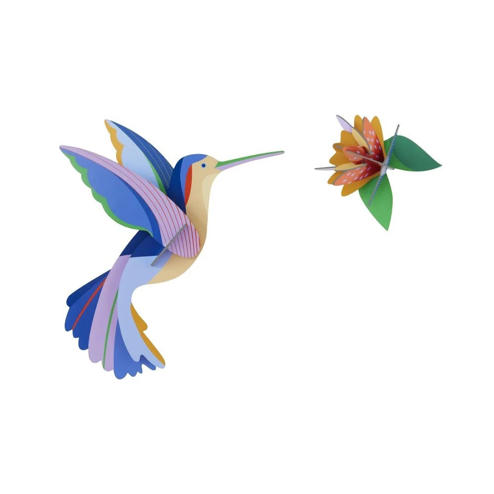 HUMMINGBIRD WITH FLOWER - STUDIO ROOF