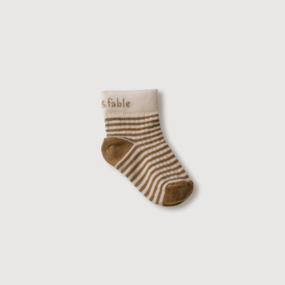 SOCKS BRONZED STRIPED