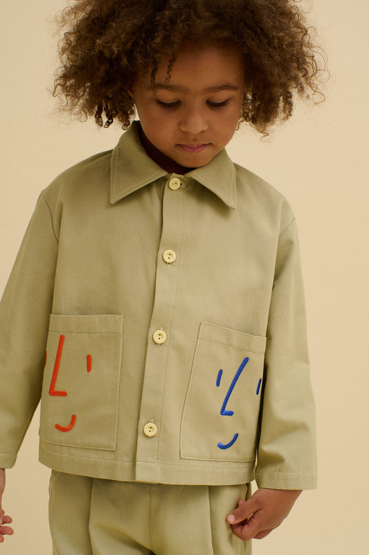 GREEN UTILITY JACKET