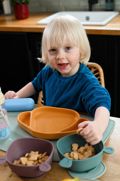 MILO THE DOG DISH MUSTARD