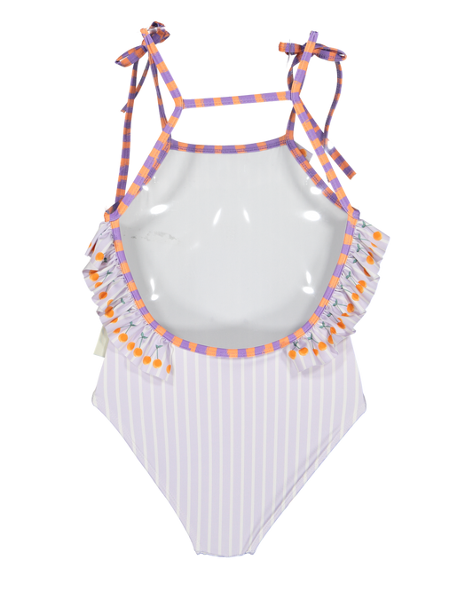LAVENDER CHERRY SWIMSUIT
