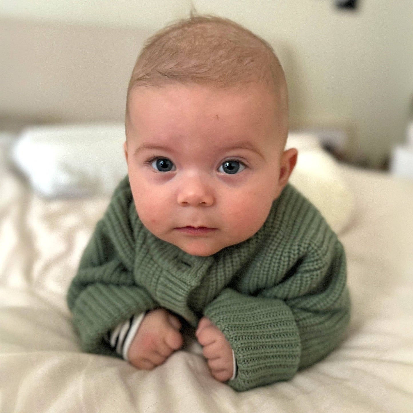 KNITTED MERINO WOOL CARDIGAN